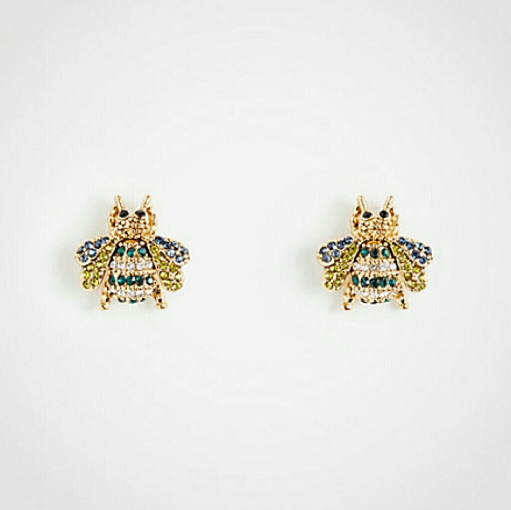 NWT Ann Taylor Bee Stud Earrings - Picture 2 of 4